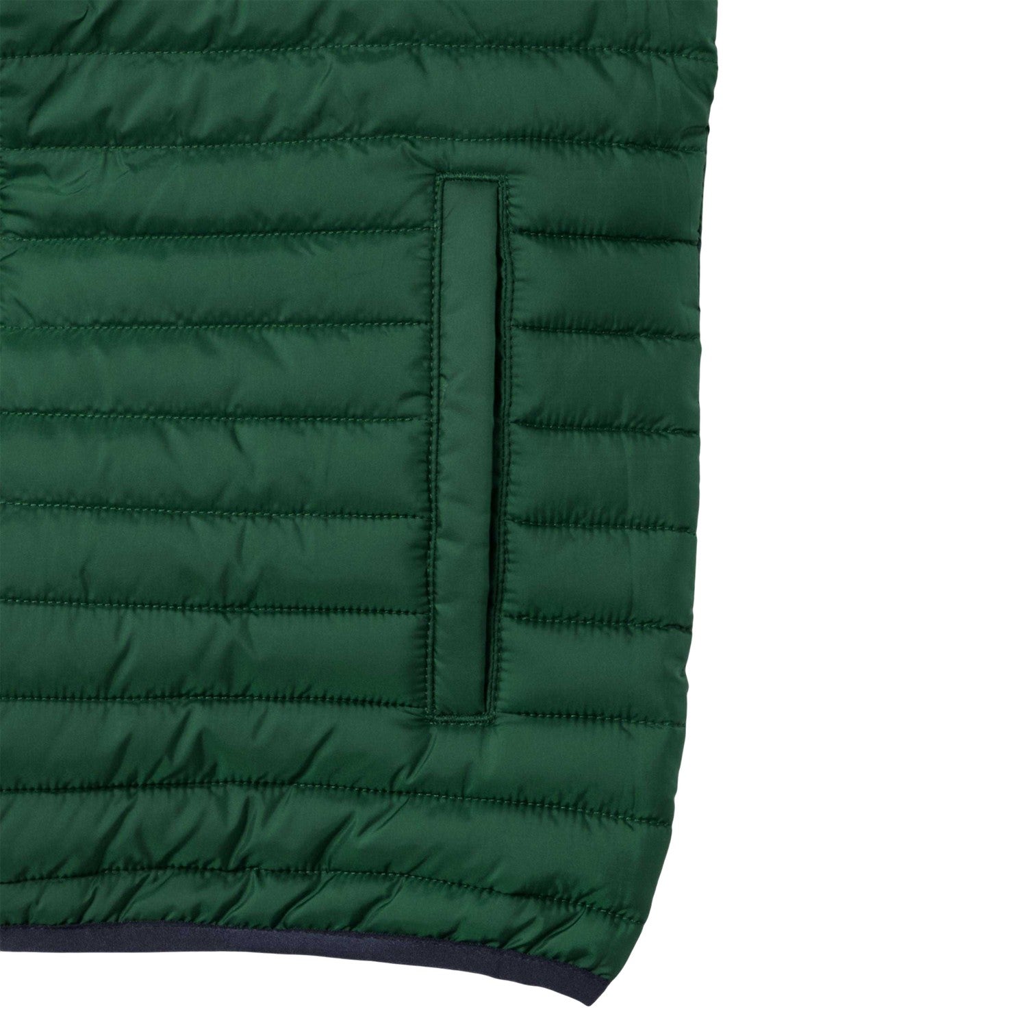 Dark Green - Side - Ellesse Childrens-Kids Barr Gilet