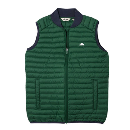 Dark Green - Front - Ellesse Childrens-Kids Barr Gilet