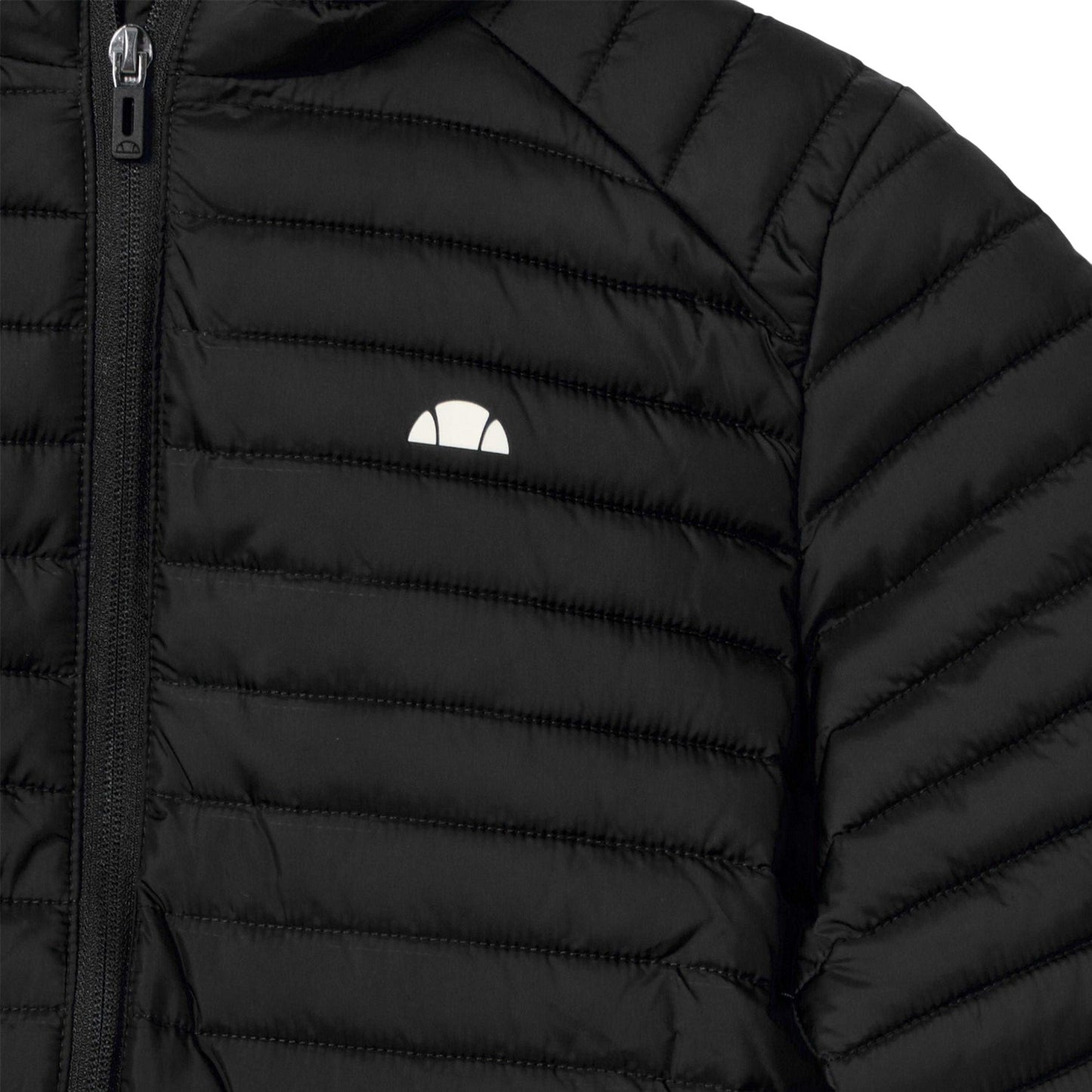 Black - Side - Ellesse Boys L´Bardon Padded Jacket