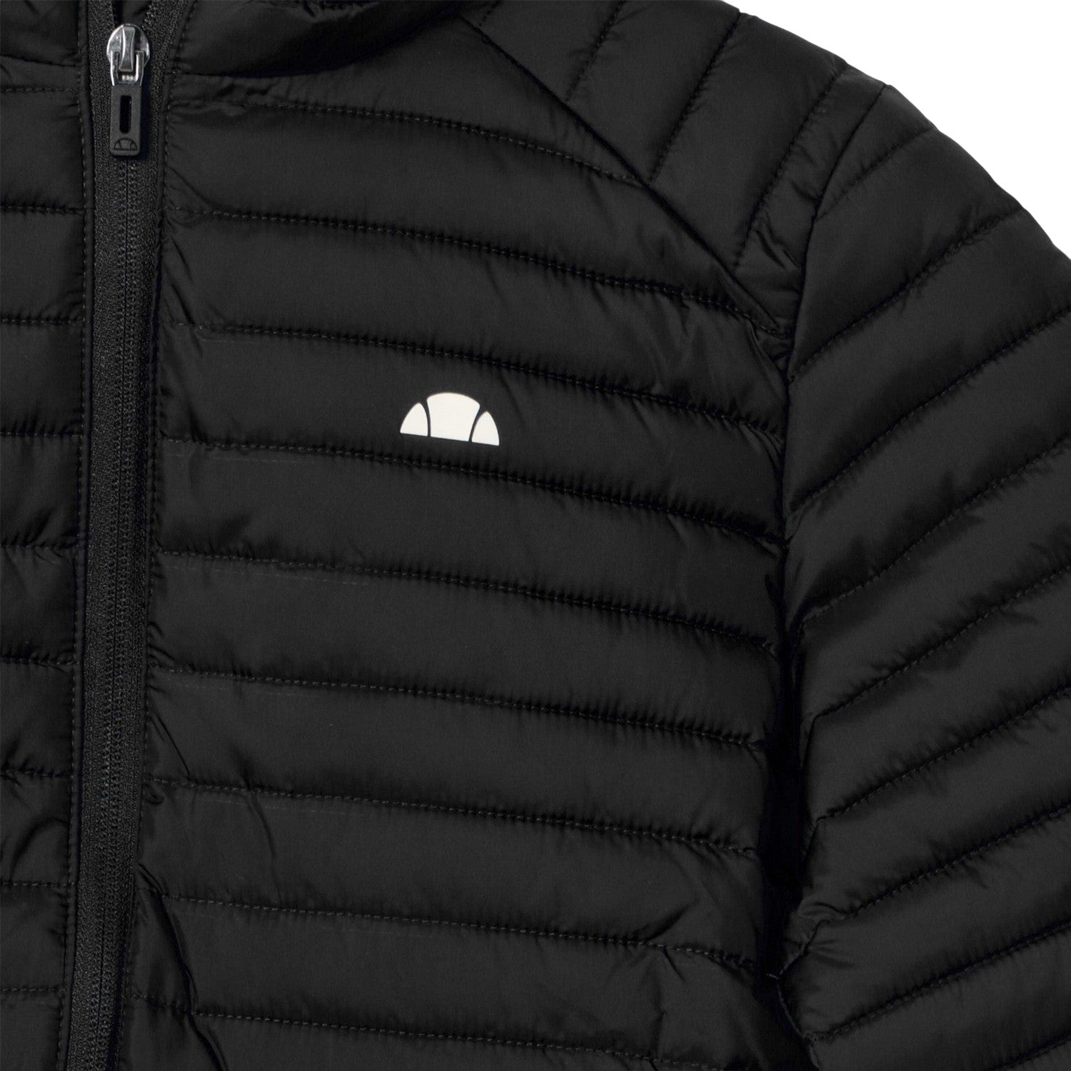 Black - Side - Ellesse Boys L´Bardon Padded Jacket