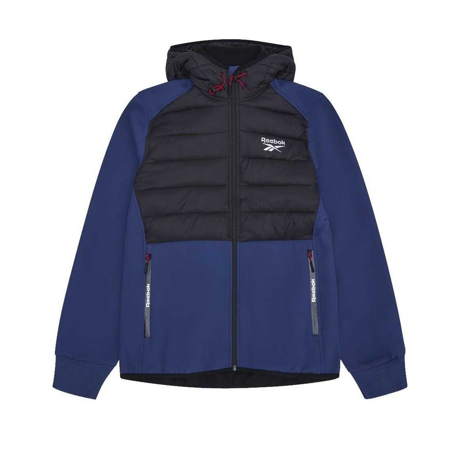 Batik Blue - Front - Reebok Mens Mixed Media Jacket