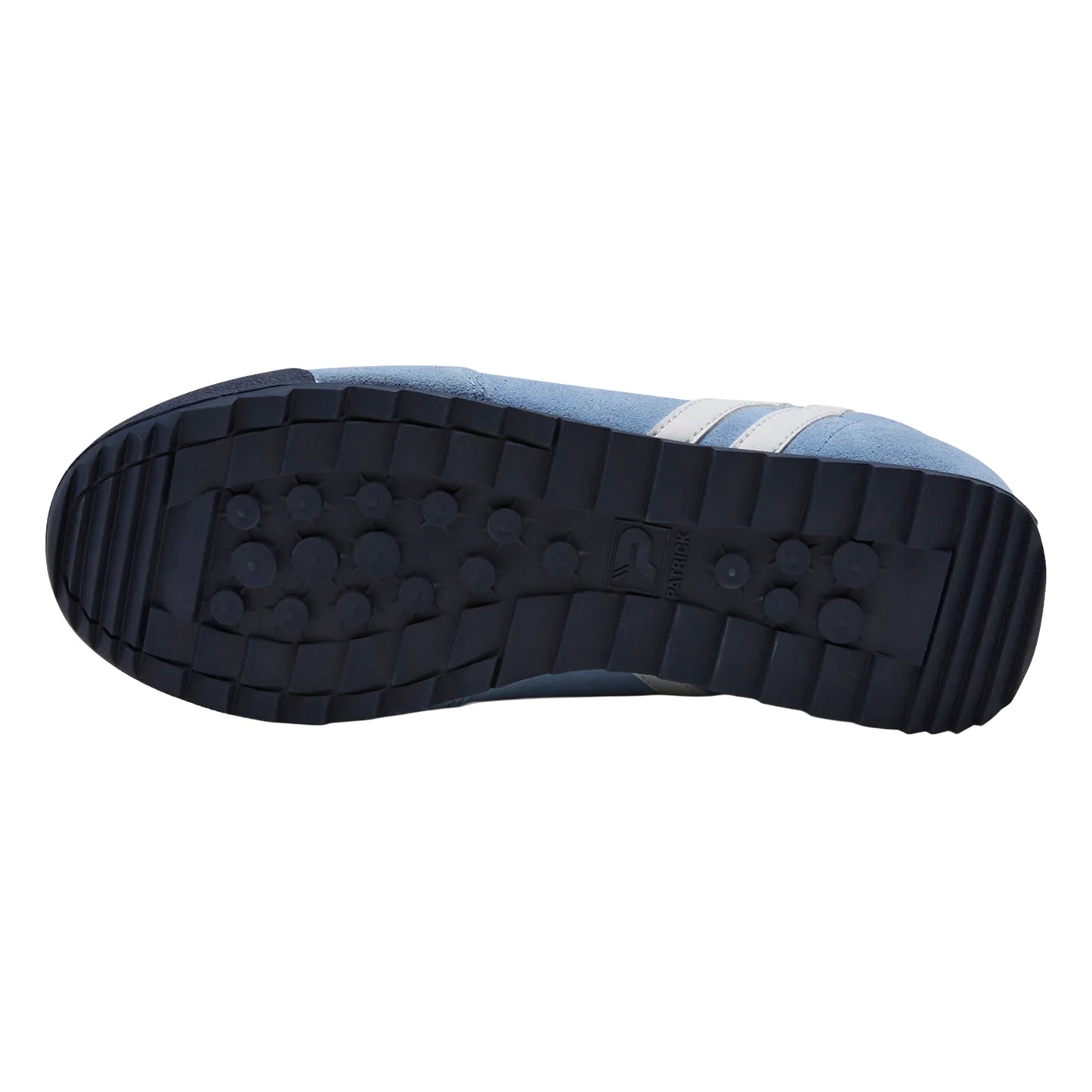 Sky Blue-White-Navy - Lifestyle - Patrick Mens Dijon Leather Trainers