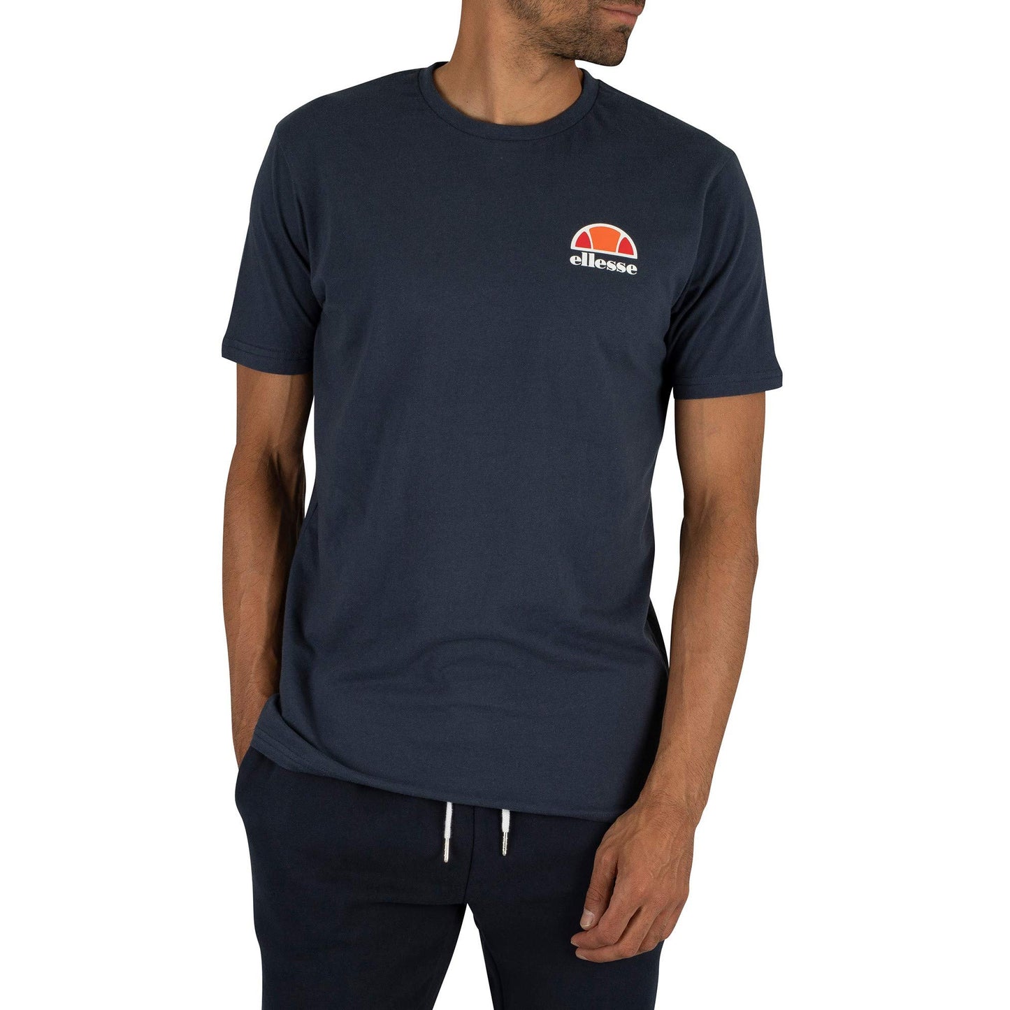 Navy - Back - Ellesse Mens Canaletto T-Shirt
