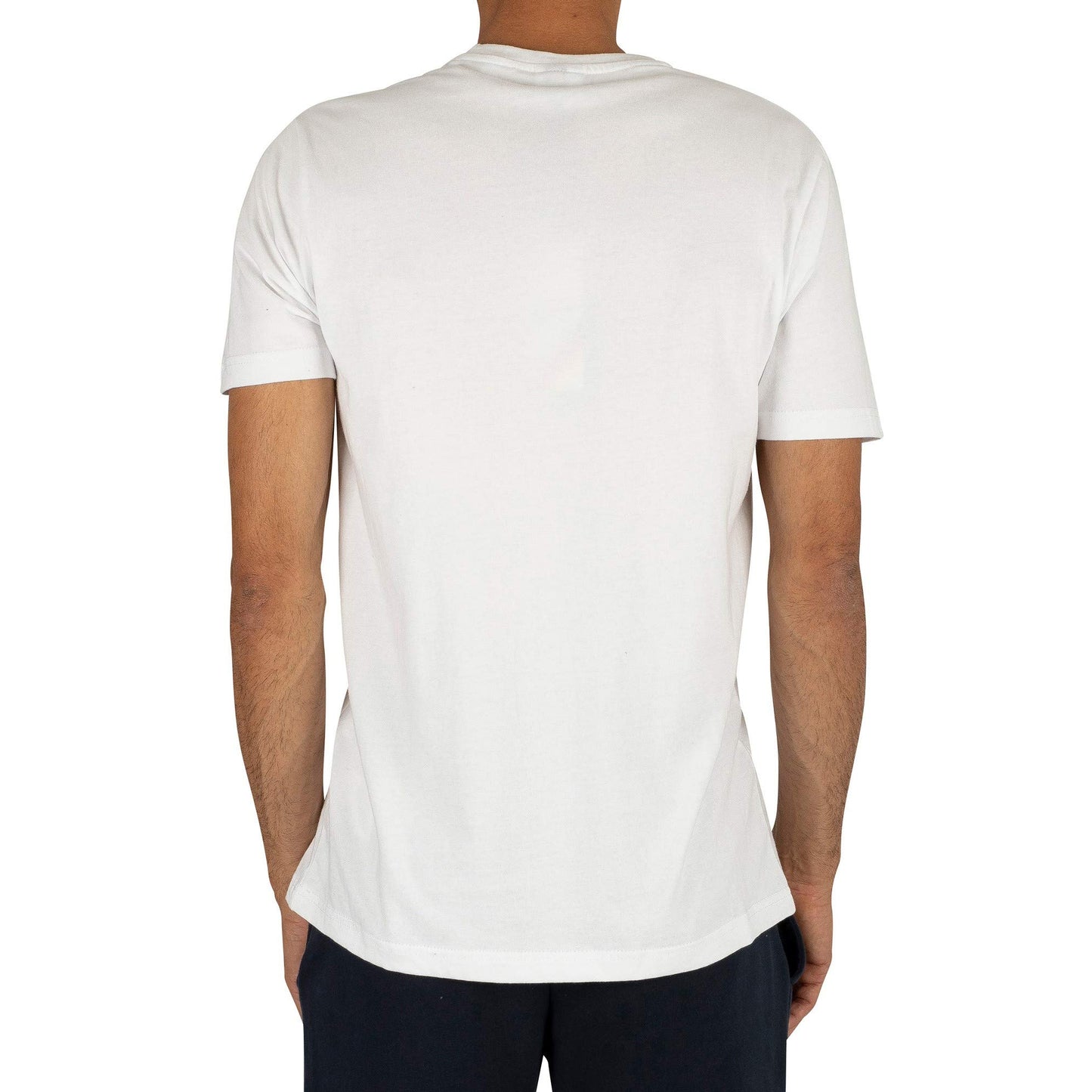 White - Back - Ellesse Mens Canaletto T-Shirt
