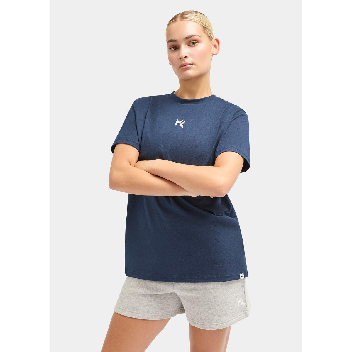 Navy - Front - Miss Kick Womens-Ladies Jules T-Shirt