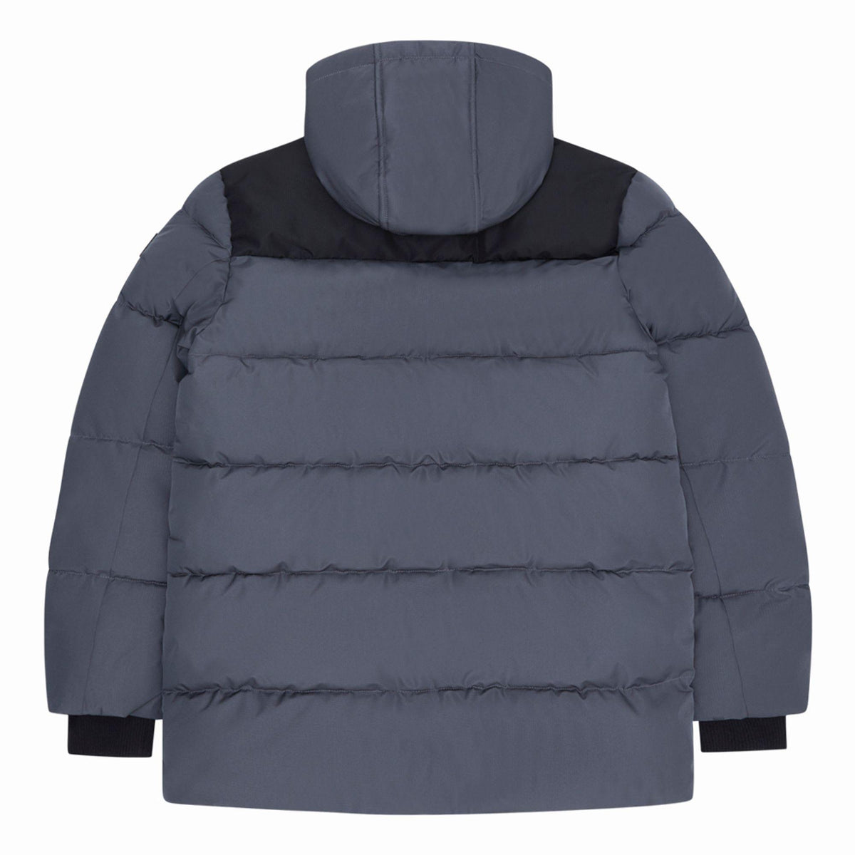 Charcoal - Back - Reebok Mens Plain Puffer Jacket