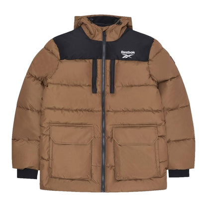 Timber - Front - Reebok Mens Plain Puffer Jacket
