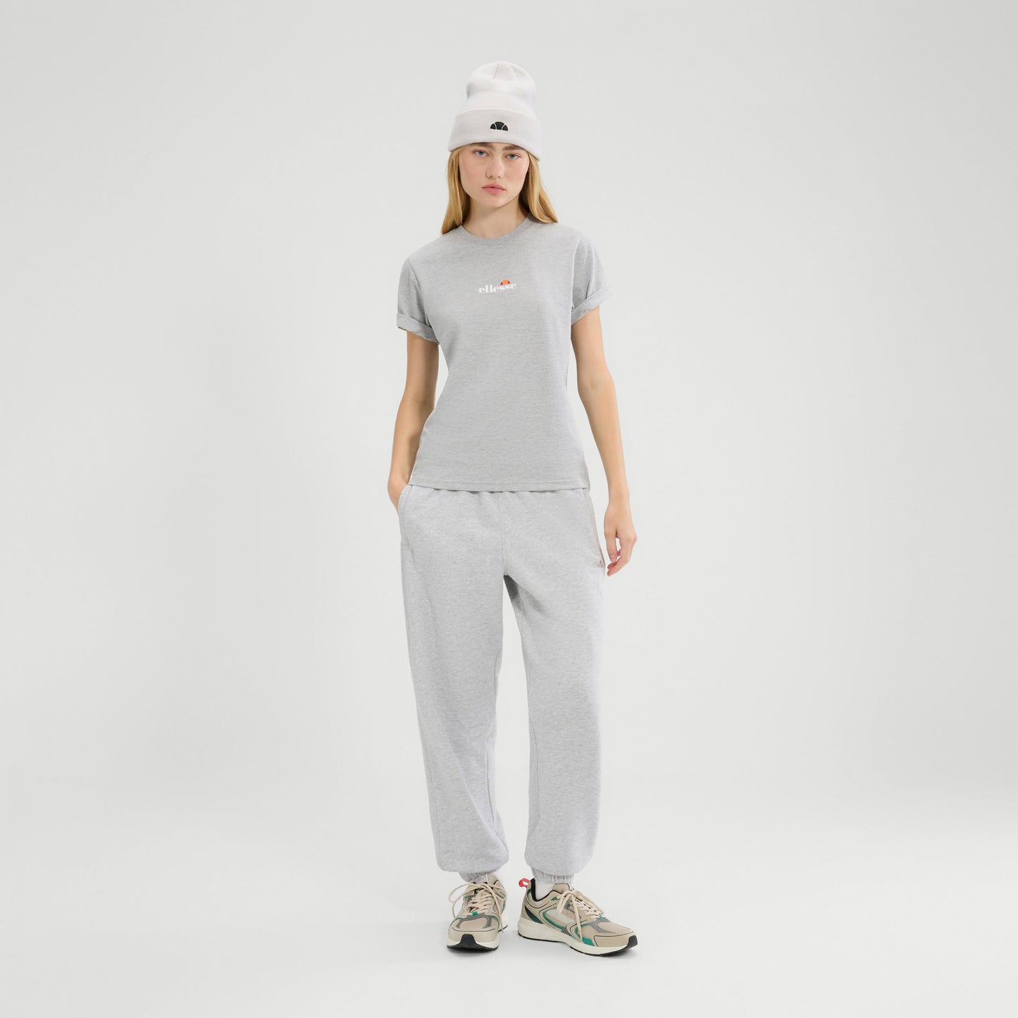 Light Grey - Side - Ellesse Mens Fanvio Beanie
