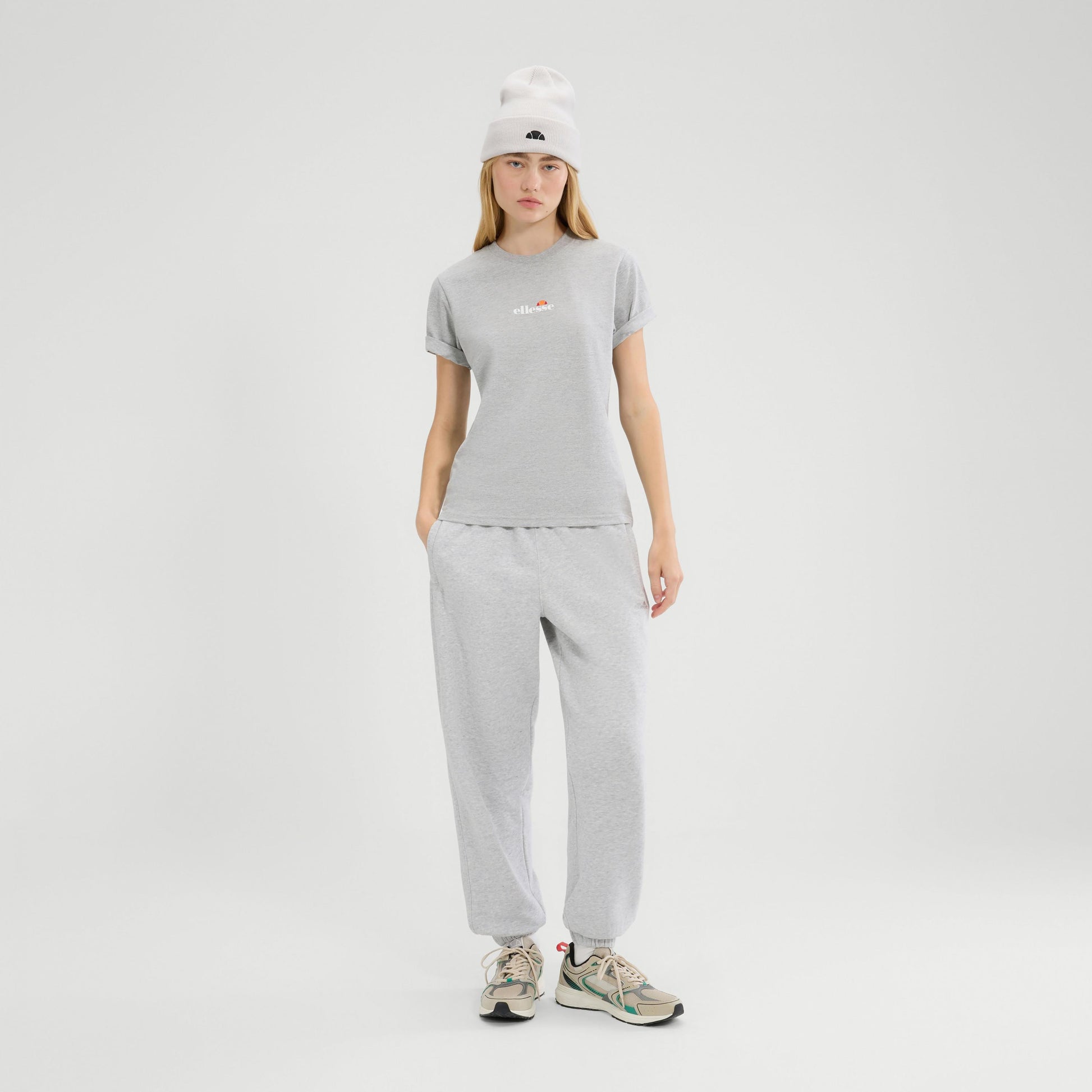 Light Grey - Side - Ellesse Mens Fanvio Beanie
