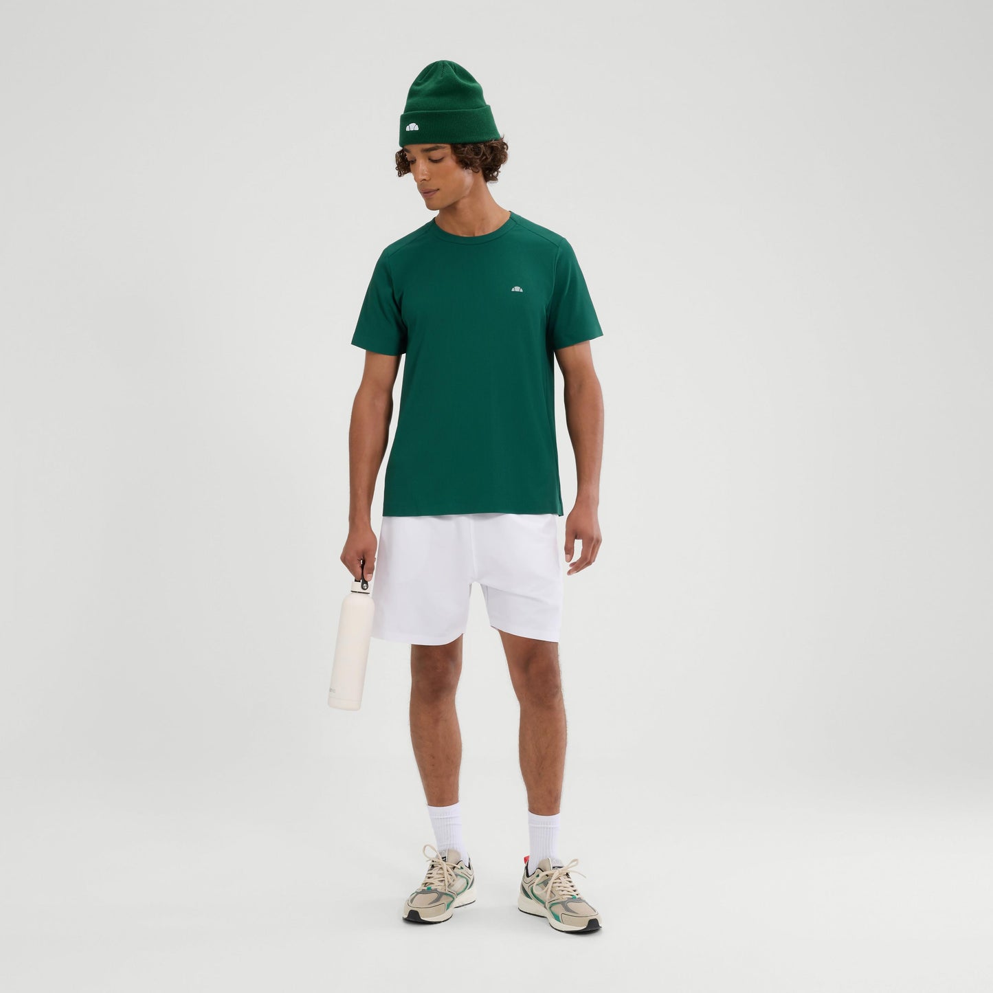 Dark Green - Back - Ellesse Mens Teller T-Shirt