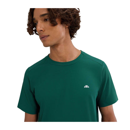 Dark Green - Back - Ellesse Mens Teller T-Shirt