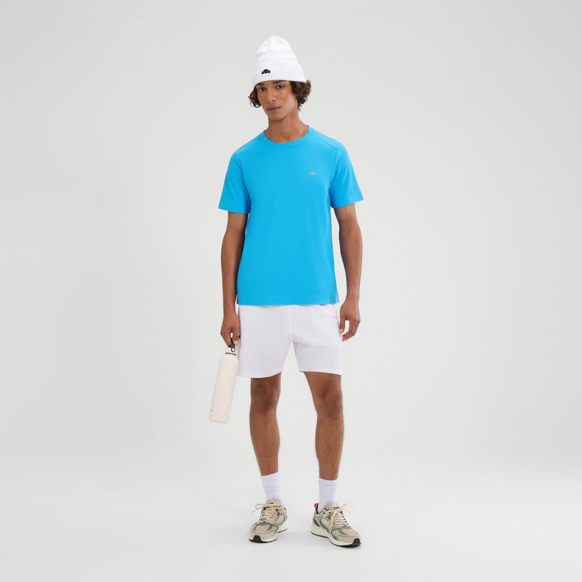 Blue - Front - Ellesse Mens Teller T-Shirt
