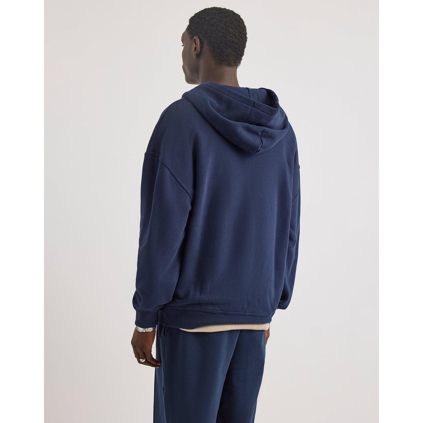 Dark Navy - Back - Nautica Mens Strat Full Zip Hoodie