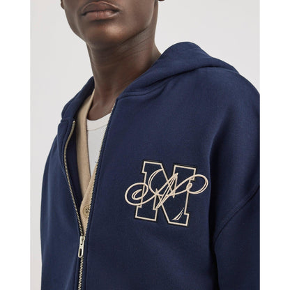 Dark Navy - Lifestyle - Nautica Mens Strat Full Zip Hoodie