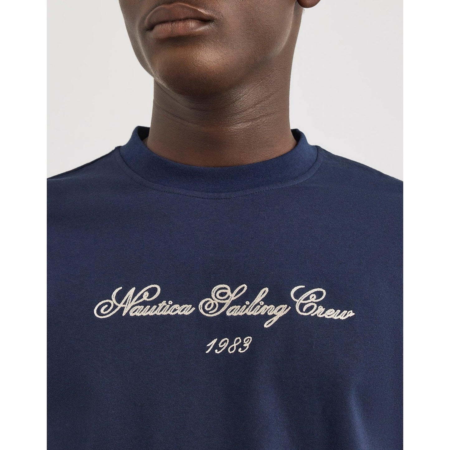 Dark Navy - Side - Nautica Mens Knors T-Shirt