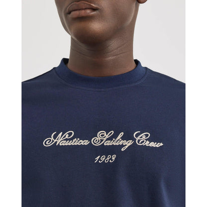 Dark Navy - Side - Nautica Mens Knors T-Shirt