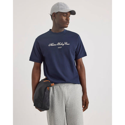 Dark Navy - Front - Nautica Mens Knors T-Shirt