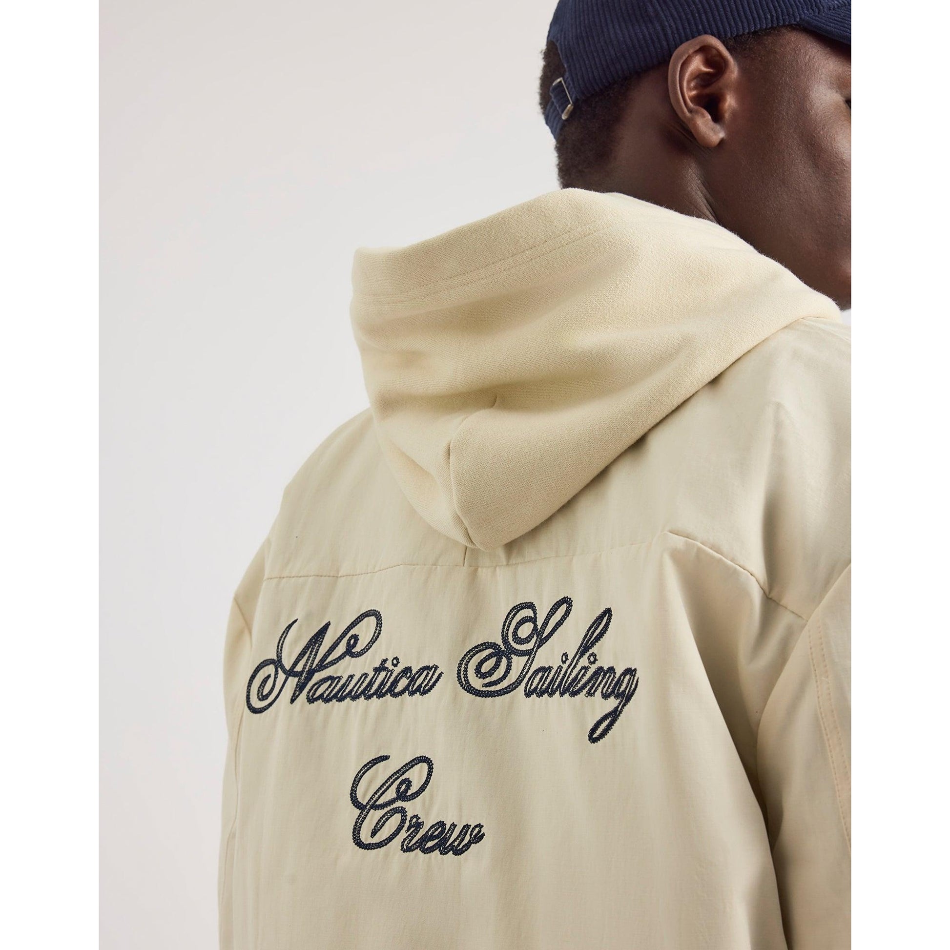 Ivory - Lifestyle - Nautica Mens Dreman Letterman Jacket