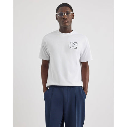 White - Front - Nautica Mens Daxon T-Shirt