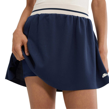 Navy - Side - Ellesse Womens-Ladies Bromont Skort