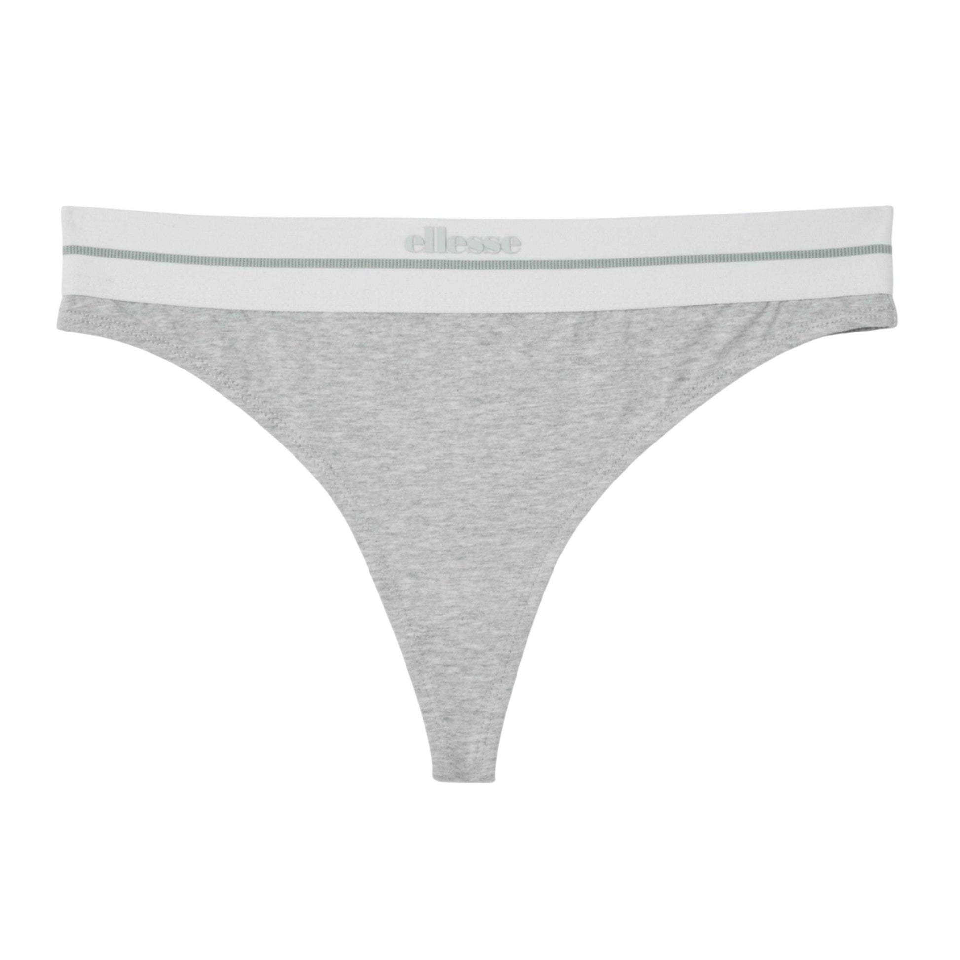 Multicoloured - Back - Ellesse Womens-Ladies Andtretta Thong (Pack of 3)