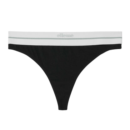 Multicoloured - Side - Ellesse Womens-Ladies Andtretta Thong (Pack of 3)