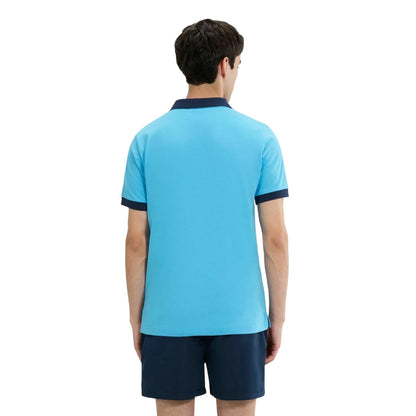 Blue-Navy - Back - Ellesse Mens Lessepsia Logo Cotton Polo Shirt