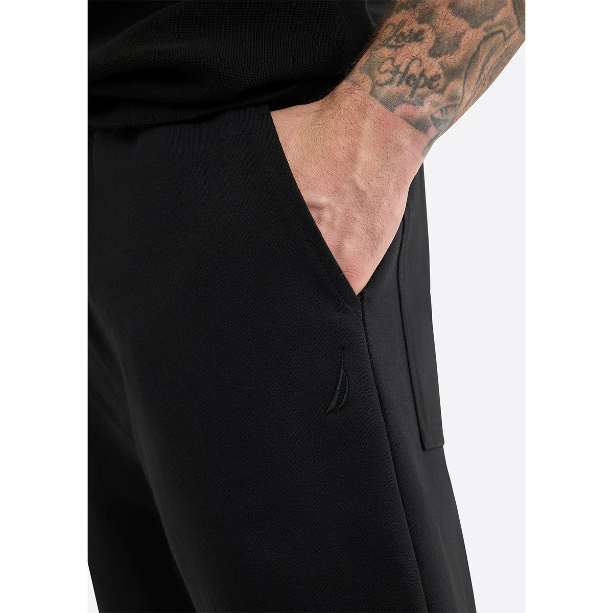 Black - Side - Nautica Mens Stratton Shorts
