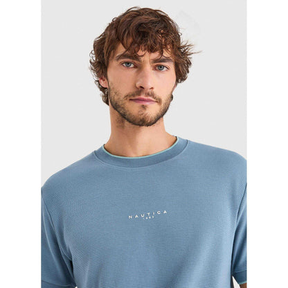 Teal - Side - Nautica Mens Urma T-Shirt
