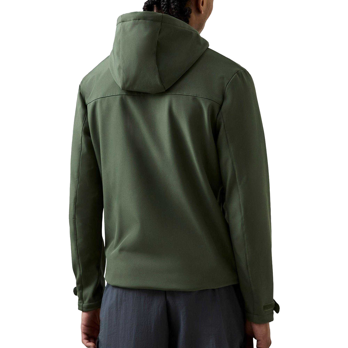 Hunter Green - Back - Reebok Mens Compton Soft Shell Jacket