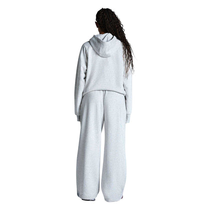 Light Grey Marl Marl - Back - Miss Kick Womens-Ladies Medias Pullover Hoodie