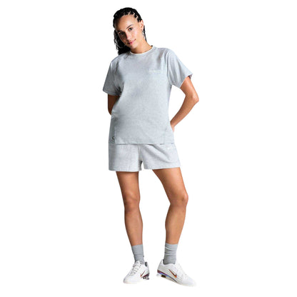 Light Grey Marl-Off White - Side - Miss Kick Womens-Ladies T-Shirt
