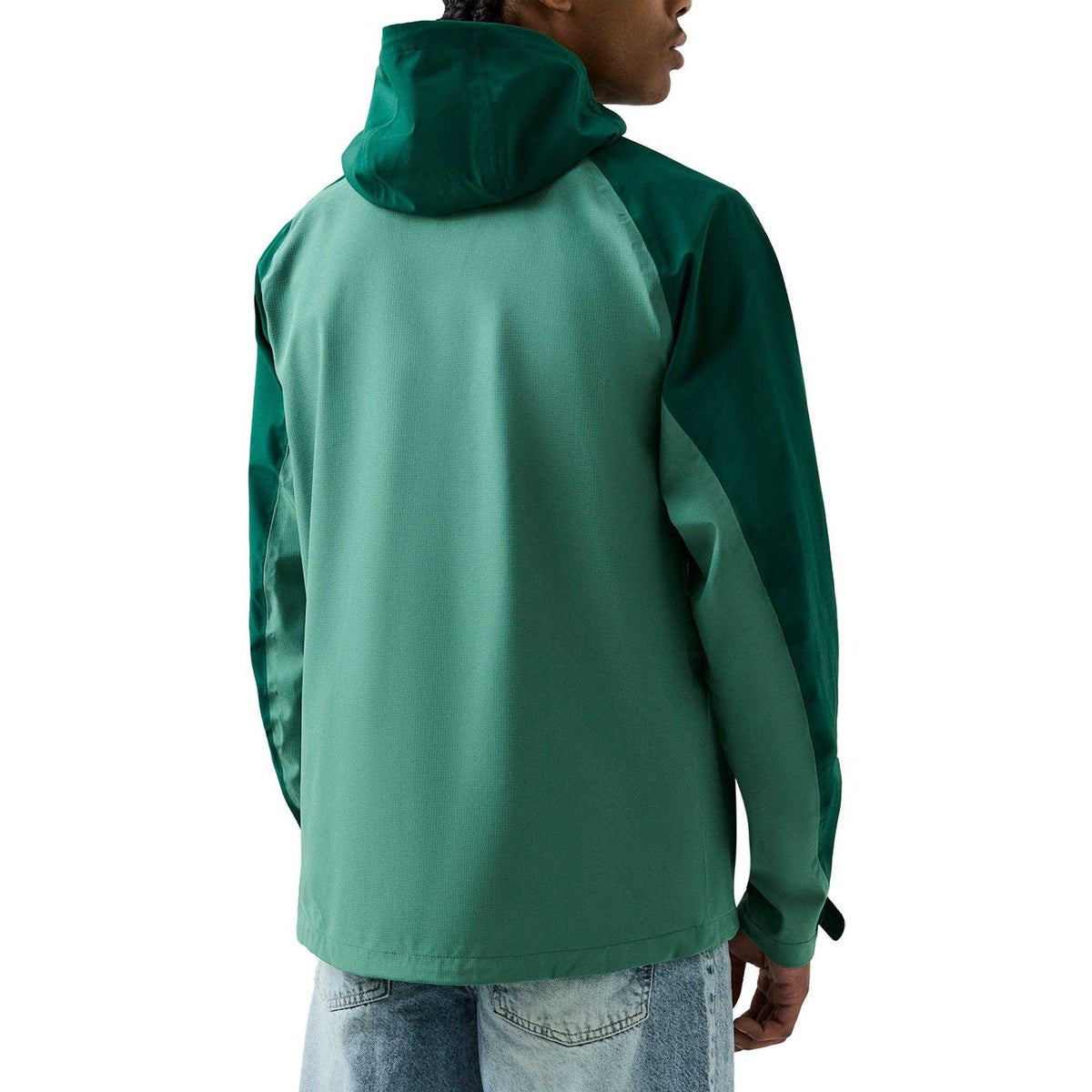 Field Green - Back - Reebok Mens Rodden Lightweight Raglan Jacket