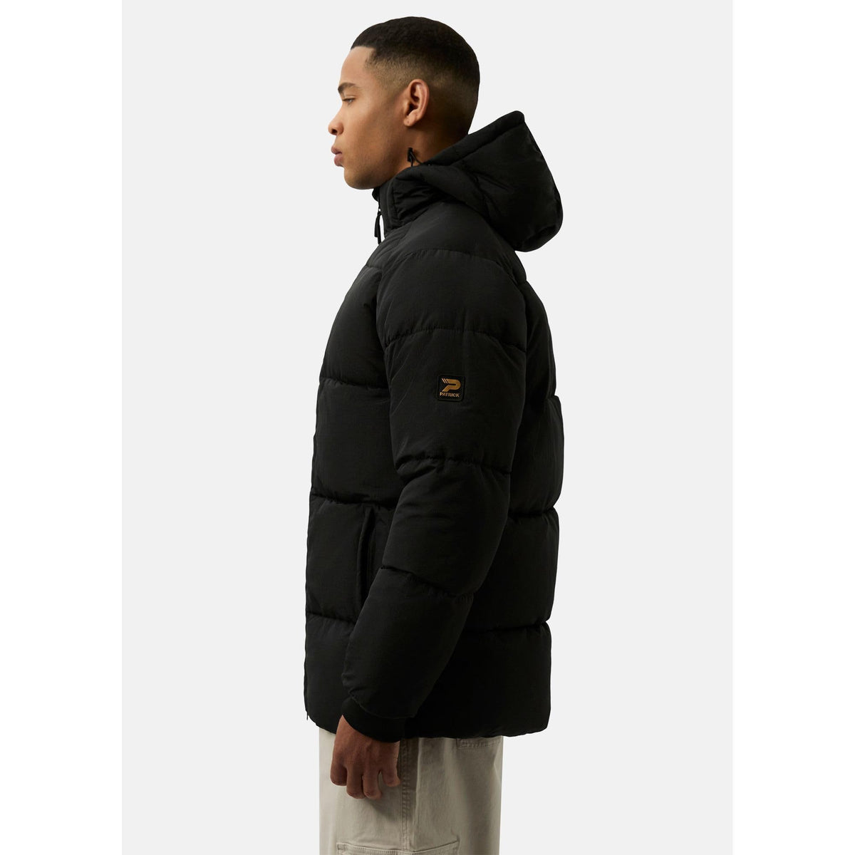 Black - Side - Patrick Mens Bastien Hoodie