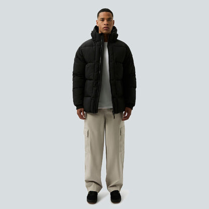Black - Close up - Patrick Mens Bastien Hoodie