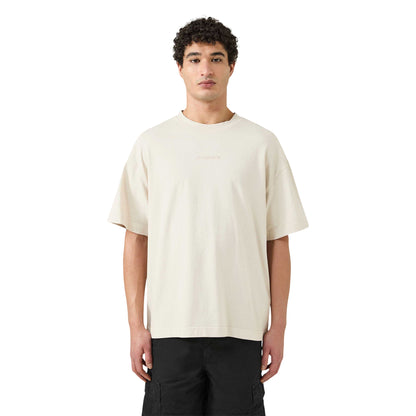 Cream - Front - Patrick Mens Andrew T-Shirt