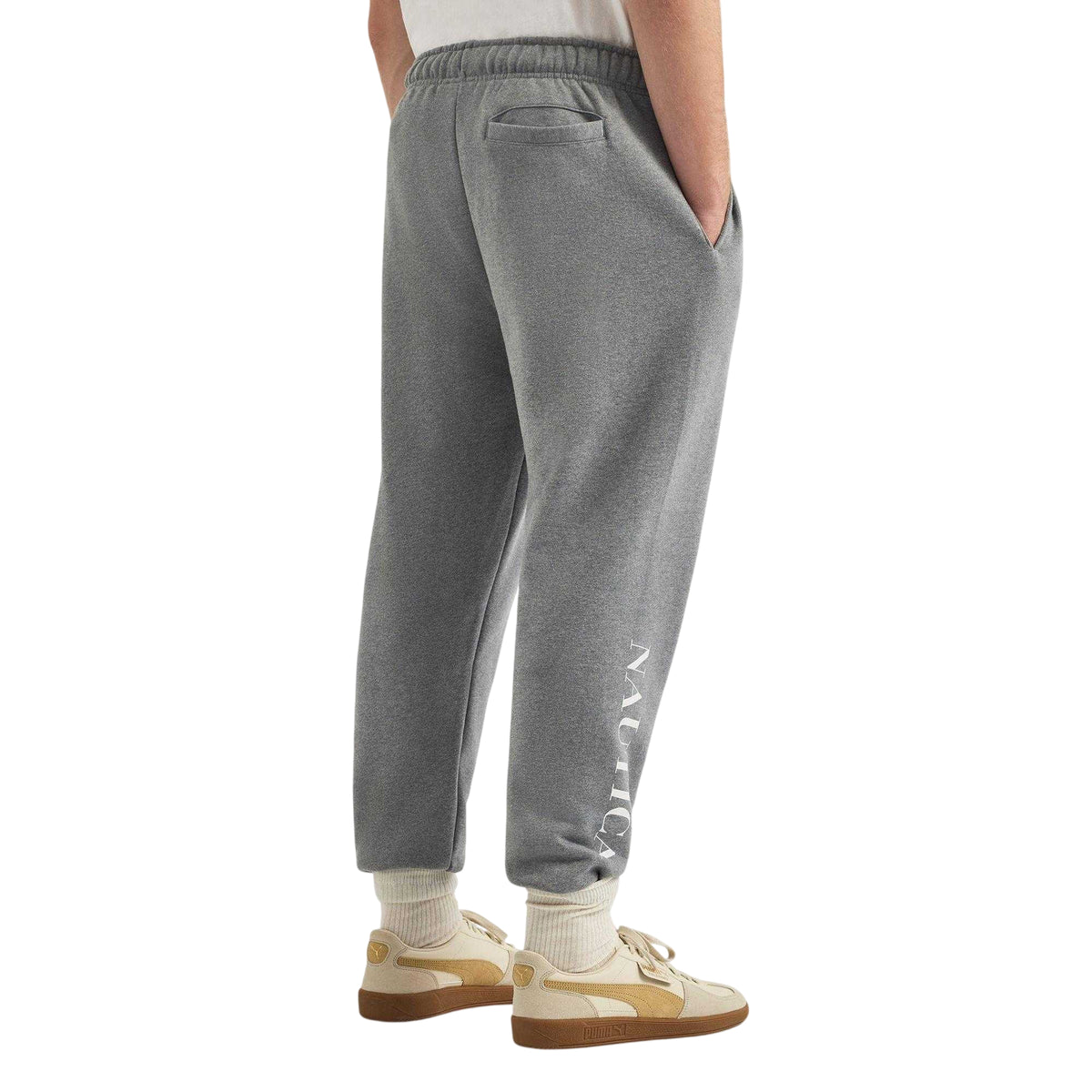 Grey Marl - Back - Nautica Mens Staples Joggers