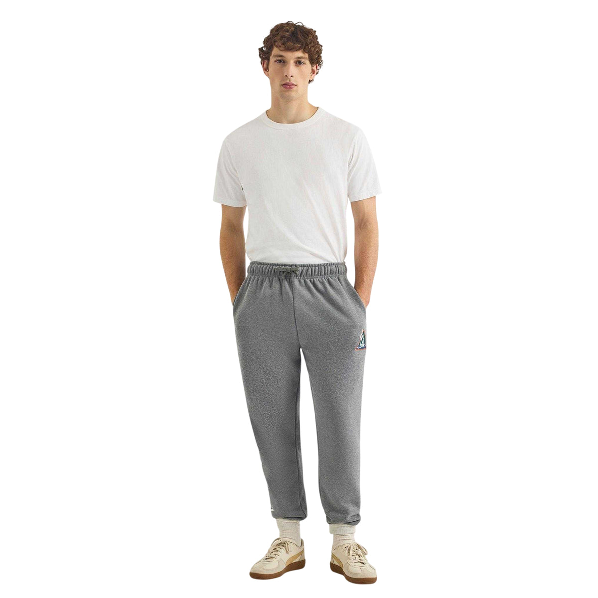 Grey Marl - Front - Nautica Mens Staples Joggers