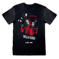 Black - Front - Money Heist Unisex Adult Bella Ciao T-Shirt