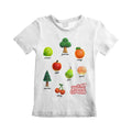 White - Front - Animal Crossing Childrens-Kids Fruits And Trees T-Shirt