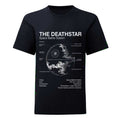 Black - Front - Star Wars Unisex Adult Death Star T-Shirt