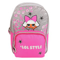 Pink-Silver - Front - LOL Surprise Girls LOL Style Backpack