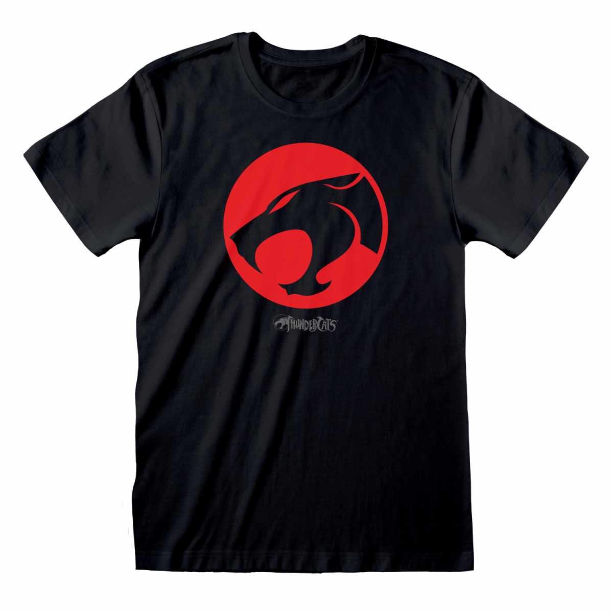 Black-Red - Front - Thundercats Unisex Adult Emblem T-Shirt
