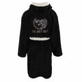 Black-White - Back - The Witcher Unisex Adult Logo Dressing Gown