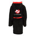 Black-Red - Back - Ghostbusters Unisex Adult Logo Dressing Gown