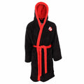 Black-Red - Front - Ghostbusters Unisex Adult Logo Dressing Gown