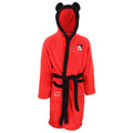 Red - Front - Disney Unisex Adult Mickey Mouse Logo Dressing Gown