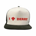 White-Black-Red - Front - IT Chapter Two I Heart Derry Baseball Cap