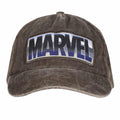 Grey - Front - Marvel Comics Logo Baseball Cap