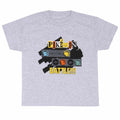Heather Grey - Front - Pokemon Childrens-Kids Pokemon Battle T-Shirt
